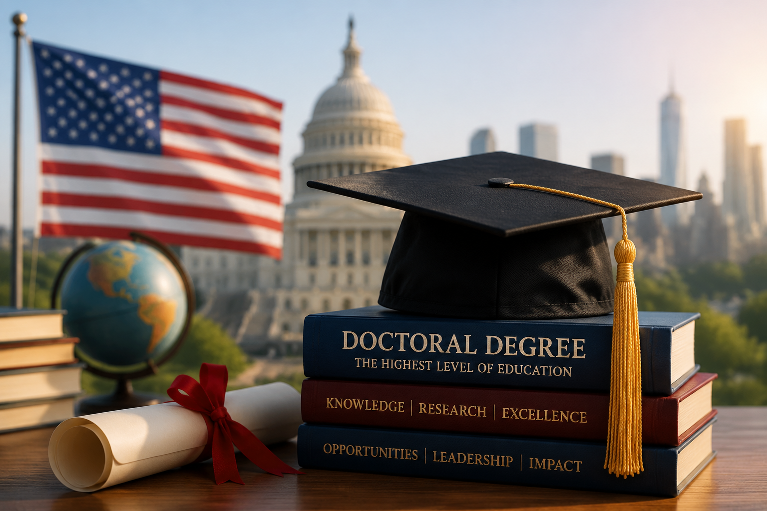 What is the highest education qualification in USA?