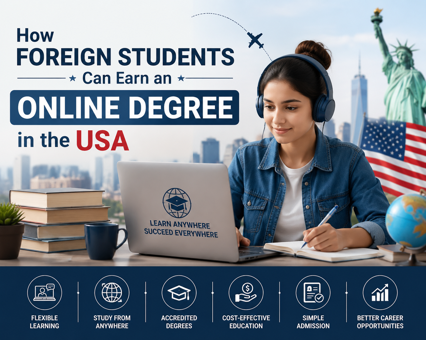 How Foreign Students Can Earn an Online Degree in the USA