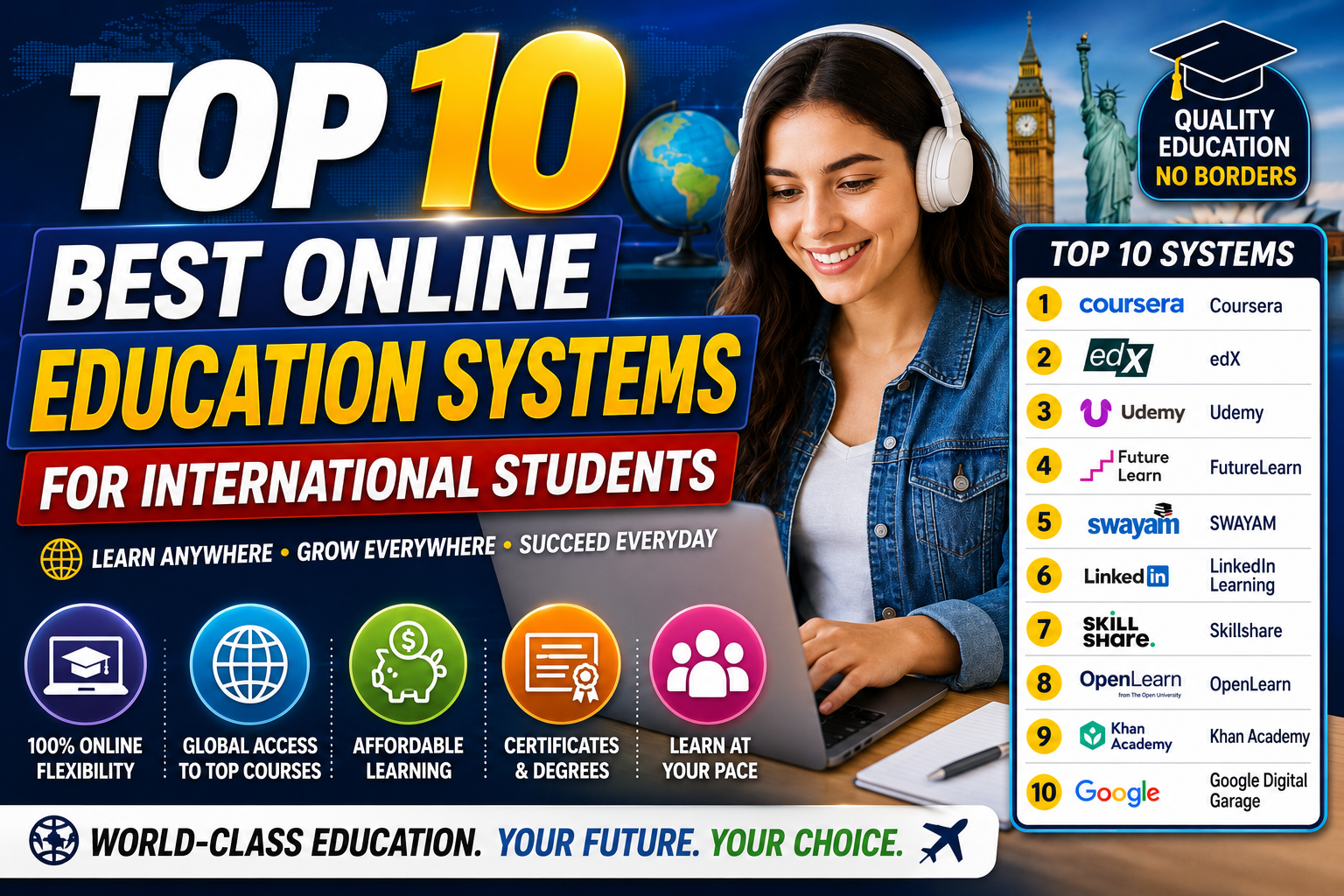 Top 10 Best Online Education Systems For International Students