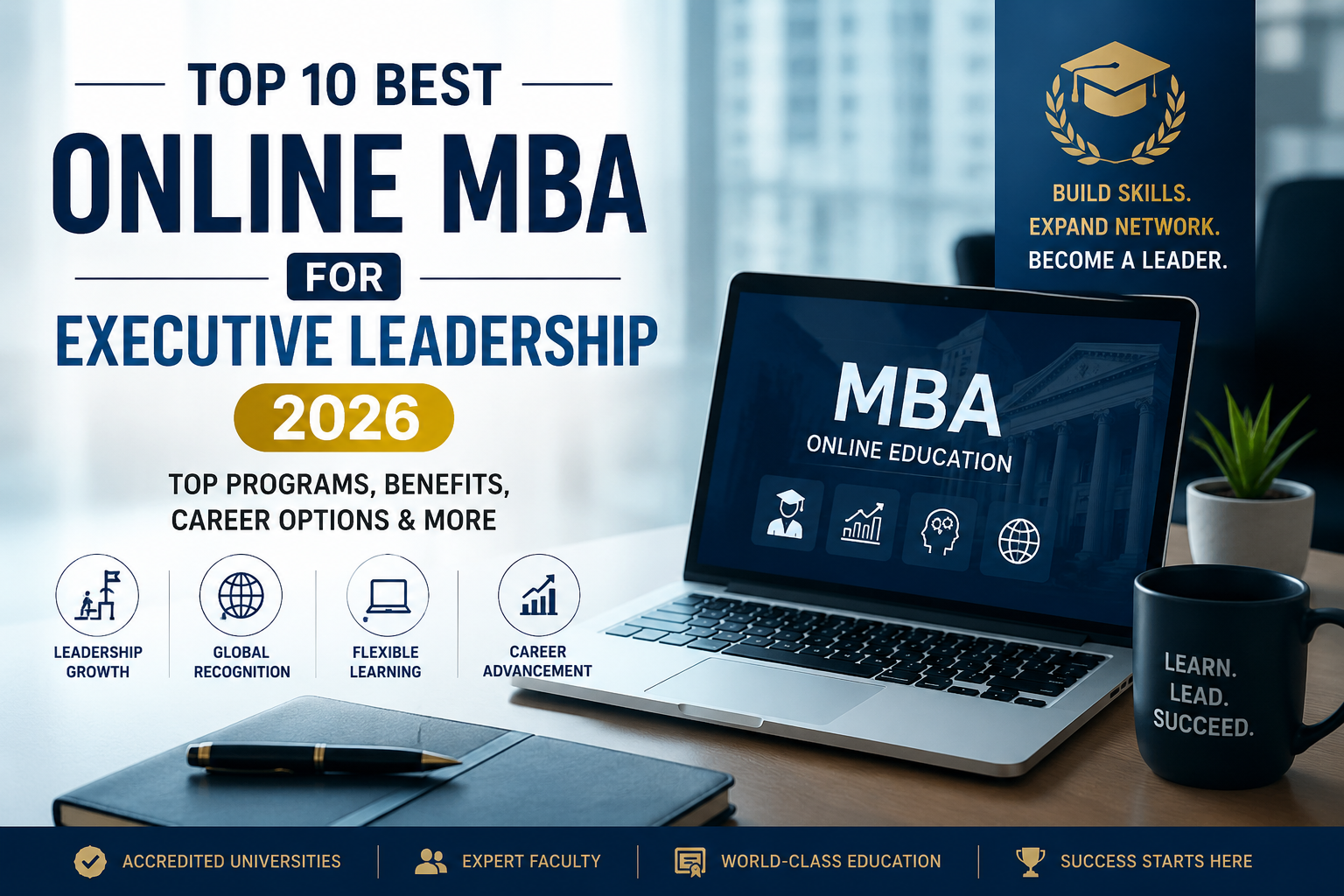 Top 10 Best Online MBA For Executive Leadership 2026